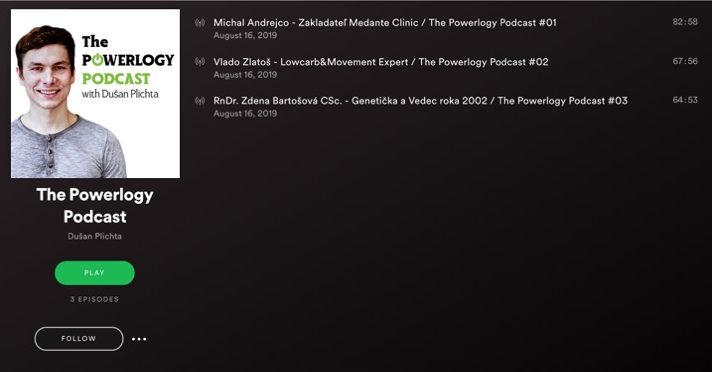 Spotify Podcast Dusan Plichta Powerlogy 